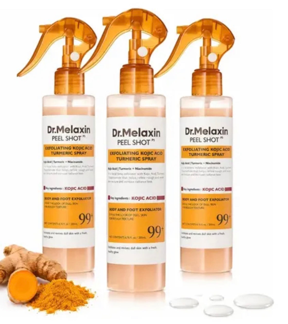Dr melaxin peel shot spray naranja
